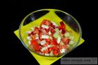 Recept Zeleninový salát s olivami a rajčaty - příprava salátu