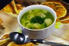 Recept Morková pochoutka - polévka s morkovými knedlíčky - návrh na servírování