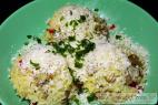 Recept Pikantní rizoto z kuřecích zbytků - rizoto - návrh na servírování