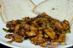 Recept Kuřecí plátek s broskvovým přelivem a vajíčkovou oblohou - dietní kuřecí čína - návrh na servírování