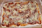 Recept Sýroví pizza šneci se šunkou - pizza šneci - postup