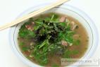 Recept Pho bo tai - hit současnosti - polévka téměř bez tuku - phở bò tái - návrh na servírování