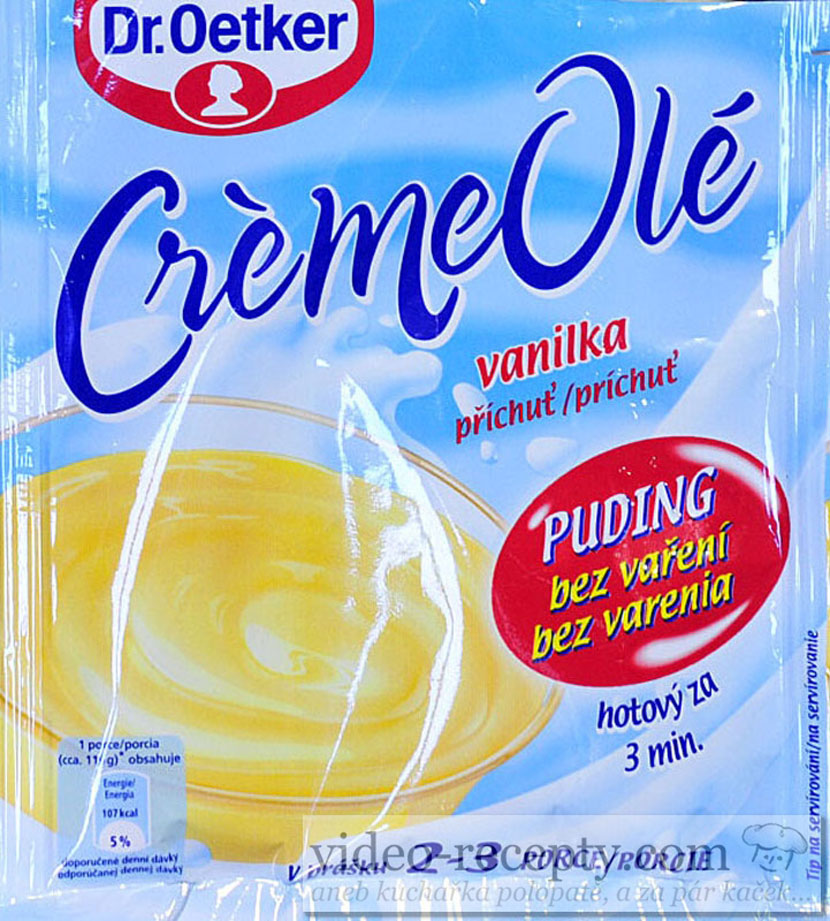 Dr. Oetker puding Crème Olé vanilkový