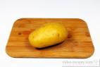Recept Zapečený brambor s kuřecím párkem - brambor - nejlepší tvar na zapečení